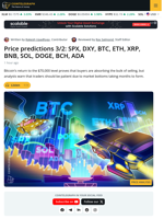 Bitcoin, Altcoins Shake Off War Worries By Rallying Toward Range Highs