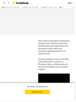 RWA News: Centrifuge Launches Tokenized S&P 500 Index Fund on Coinbase's Base Network