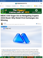 MEXC COO Vugar Usi on Navigating Crypto's 2026 Reset: Why Retail-First Exchanges Are Winning 