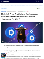Chainlink Price Prediction: Can Increased Network Adoption Rejuvenate Bullish Momentum for LINK?