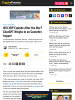 Will XRP Explode After the War? ChatGPT Weighs In on Ceasefire Impact