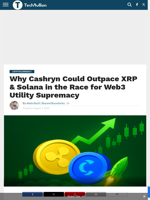 Why Cashryn Could Outpace XRP & Solana in the Race for Web3 Utility Supremacy - TechBullion