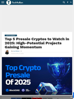 Top 5 Presale Cryptos to Buy in 2025: BlockDAG, Unstaked, Web3 ai & More