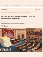 GENIUS Act faces intense scrutiny - Over 60 amendments and rising - AMBCrypto