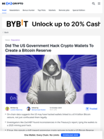 ZachXBT Reveals Shocking Truth Behind Trump’s Bitcoin Reserve