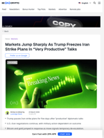 Markets Jump After Trump's 