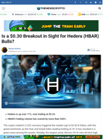 Is a $0.30 Breakout in Sight for Hedera (HBAR) Bulls?