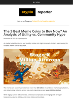 5 Best Meme Coins to Buy Now | Utility vs. Hype Analysis