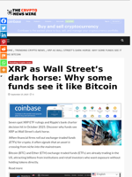 XRP as Wall Street’s dark horse: Why some funds see it like Bitcoin - The Crypto News Wire