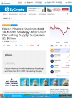 Falcon Finance Outlines Bold 18-Month Strategy After USDf Circulating Supply Surpasses $1 Billion