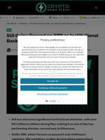 SUI Gains Ground on XRP as Institutional Backing Soars in Web3 Space - Crypto News Flash