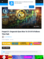 Forget $1: Dogecoin Eyes Rise To $10 If It Follows This Path | Bitcoinist.com