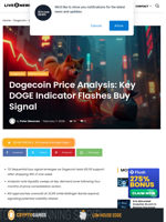 Dogecoin Price Analysis: Key DOGE Indicator Flashes Buy Signal | Live Bitcoin News