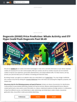 Dogecoin (DOGE) Price Prediction: Whale Activity and ETF Hype Could Push Dogecoin Past $0.45 - Brave New Coin