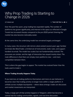 Why Prop Trading Is Starting to Change in 2026 | Visionary Financial