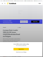  German State Lender NRW.BANK Issues €100M Blockchain Bond on Polygon