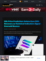 SOL Price Prediction: Solana Eyes $90 Recovery as Technical Indicators Signal Oversold Bounce - Blockchain.News