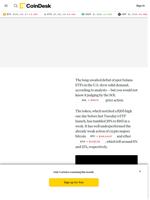 Solana (SOL) Price News: Bleeds Despite 'Very Solid' ETF Debut