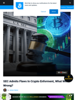 SEC Admits Flaws In Crypto Enforment, What Went Wrong? | Bitcoinist.com