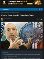 Why Is Gary Gensler Trending Today | CoinGape