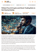 15 Best Free AI Crypto and Stock Trading Bots to Get Started Safely - AMBCrypto