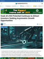Ozak AI’s ROI Potential Continues to Attract Investors Seeking Asymmetric Growth Opportunities