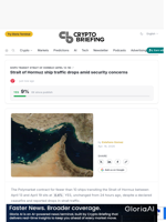 Strait of Hormuz ship traffic drops amid security concerns