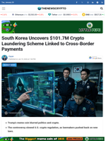 South Korea Uncovers $101.7M Crypto Laundering Scheme Linked to Cross-Border Payments - TheNewsCrypto