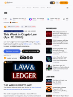 This Week in Crypto Law (Apr. 12, 2026)