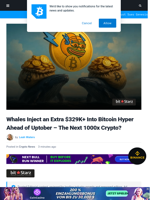 Bitcoin Hyper as the Next 1000x Crypto After Whales Buy $329K in a Giant Move