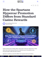 How the Spartans Hypercar Promotion Differs from Standard Casino Rewards