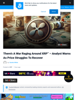 There’s A War Raging Around XRP” - Analyst Warns As Price Struggles To Recover | Bitcoinist.com