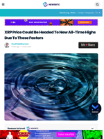 XRP Price Could Be Headed To New All-Time Highs Due To These Factors