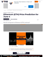Ethereum (ETH) Price Prediction for June 4