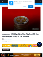 Investment CEO Highlights Why Ripple’s XRP Has The Strongest Utility In The Industry | Bitcoinist.com