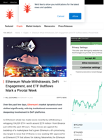 Ethereum Whale Withdrawals, DeFi Engagement, and ETF Outflows Mark a Pivotal Week - NullTX