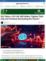 SUI Takes a 10% Hit: Will Sellers Tighten Their Grip and Continue Dominating the Charts?