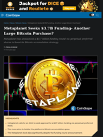 Metaplanet Seeks $3.7B Funding- Another Large Bitcoin Purchase?