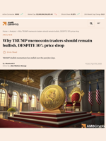 Why TRUMP memecoin traders should remain bullish, DESPITE 10% price drop - AMBCrypto