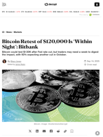 Bitcoin Retest of $120,000 Is ‘Within Sight’: Bitbank - Decrypt