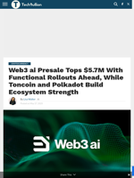 Web3 ai, Toncoin (TON), and Polkadot (DOT): Top Projects to Watch Before the Next Crypto Bull Run