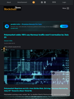 Polymarket odds: 98% say Hormuz traffic won't normalize by July 31 - Blockchain.News