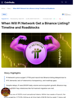 When Will Pi Network Get a Binance Listing? Timeline and Roadblocks
