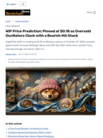 WIF Price Prediction: Pinned at $0.18 as Oversold Oscillators Clash with a Bearish MA Stack - Blockchain.News