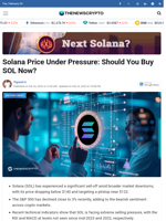 Solana Price Under Pressure: Should You Buy SOL Now?