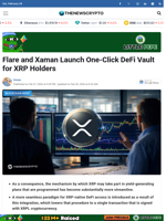 Flare and Xaman Launch One-Click DeFi Vault for XRP Holders - TheNewsCrypto