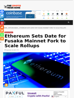 Ethereum Sets Date for Fusaka Mainnet Fork to Scale Rollups - The Crypto News Wire