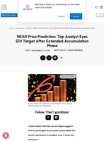 NEAR Price Prediction: Top Analyst Eyes $10 Target After Extended Accumulation Phase