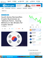 South Korea Reclassifies Crypto Businesses as ‘Venture Firms’, Saving Millions in Tax Breaks for Crypto Sector ⋆ ZyCrypto