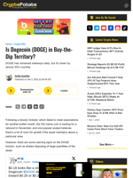 Is Dogecoin (DOGE) in Buy-the-Dip Territory?